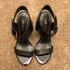 Black Nine West heels